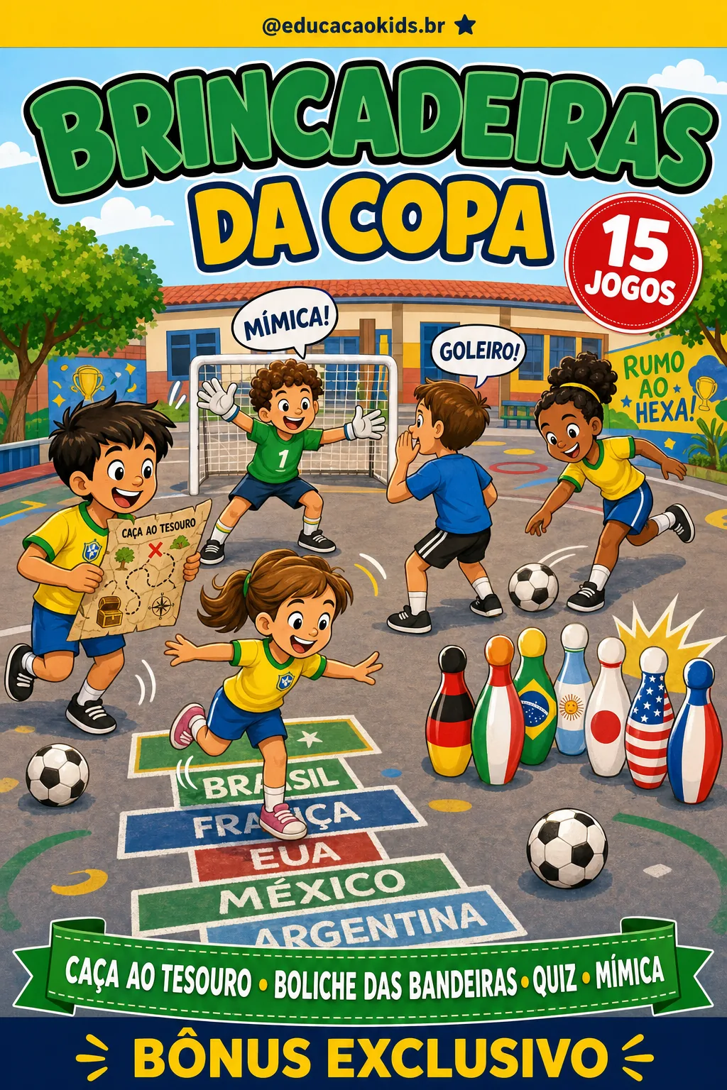 Capa Brincadeiras da Copa