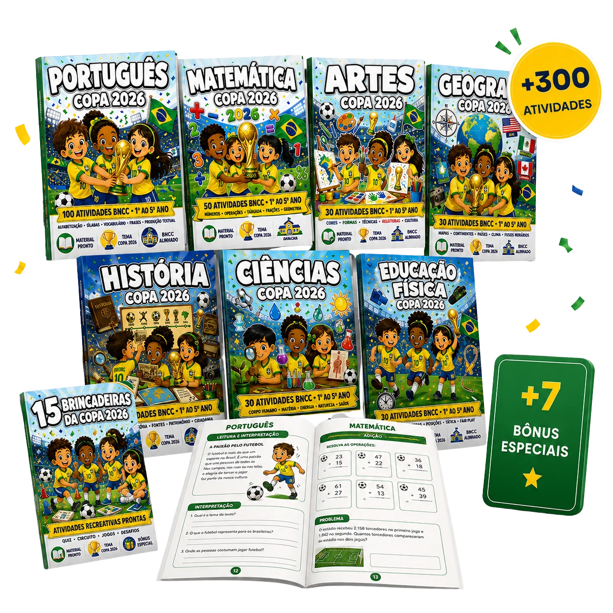 Pacote completo Atividades Copa 2026
