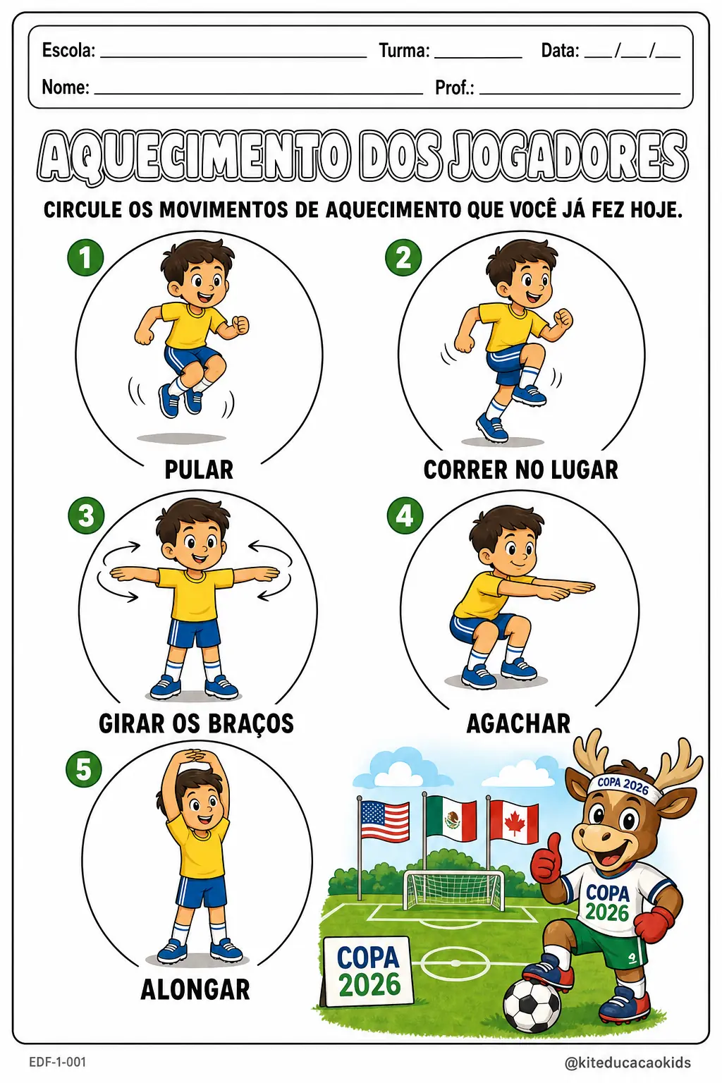 Atividade Educação Física